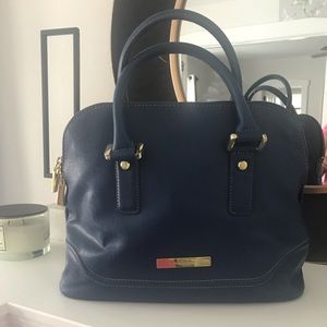 Ivanka Trump Navy Blue top handle bag